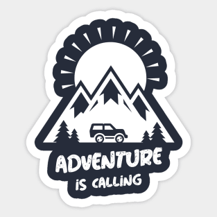 Adventure is calling Sticker